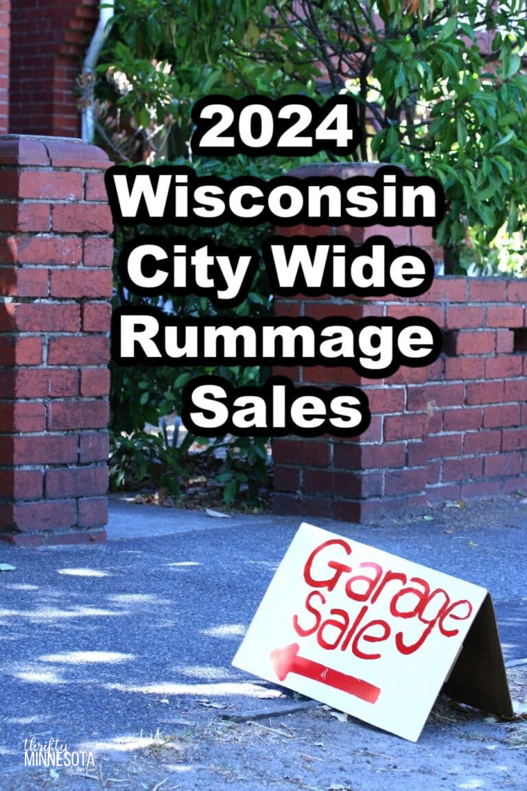 2024 Wisconsin City Wide Rummage Sales List Thrifty Minnesota