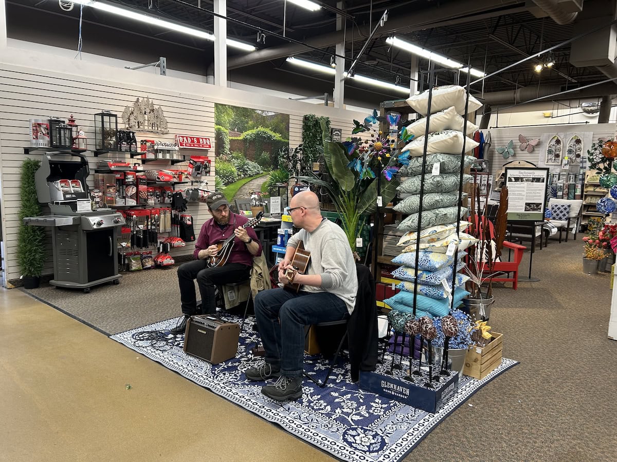 Bachmans music in the garden.