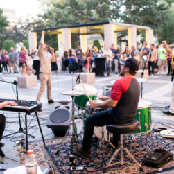 Meet at Mia music concert outside.