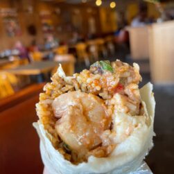 Shrimp Burrito.