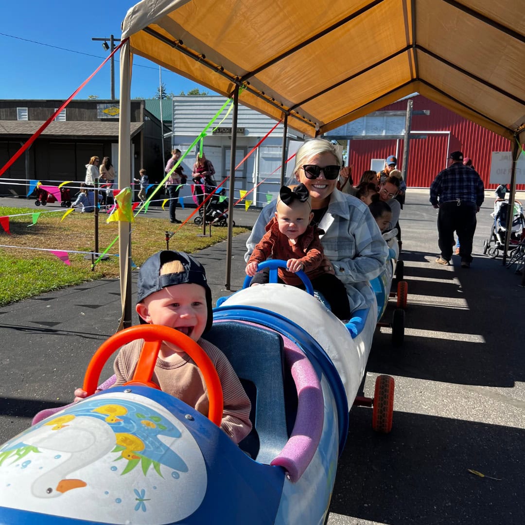 Springtime and Sunshine Fest tractor.