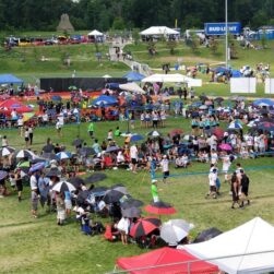 Crowd of people at the Hmong International Freedom Festival.