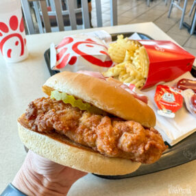 Chick-fil-A Chicken Sandwich meal.