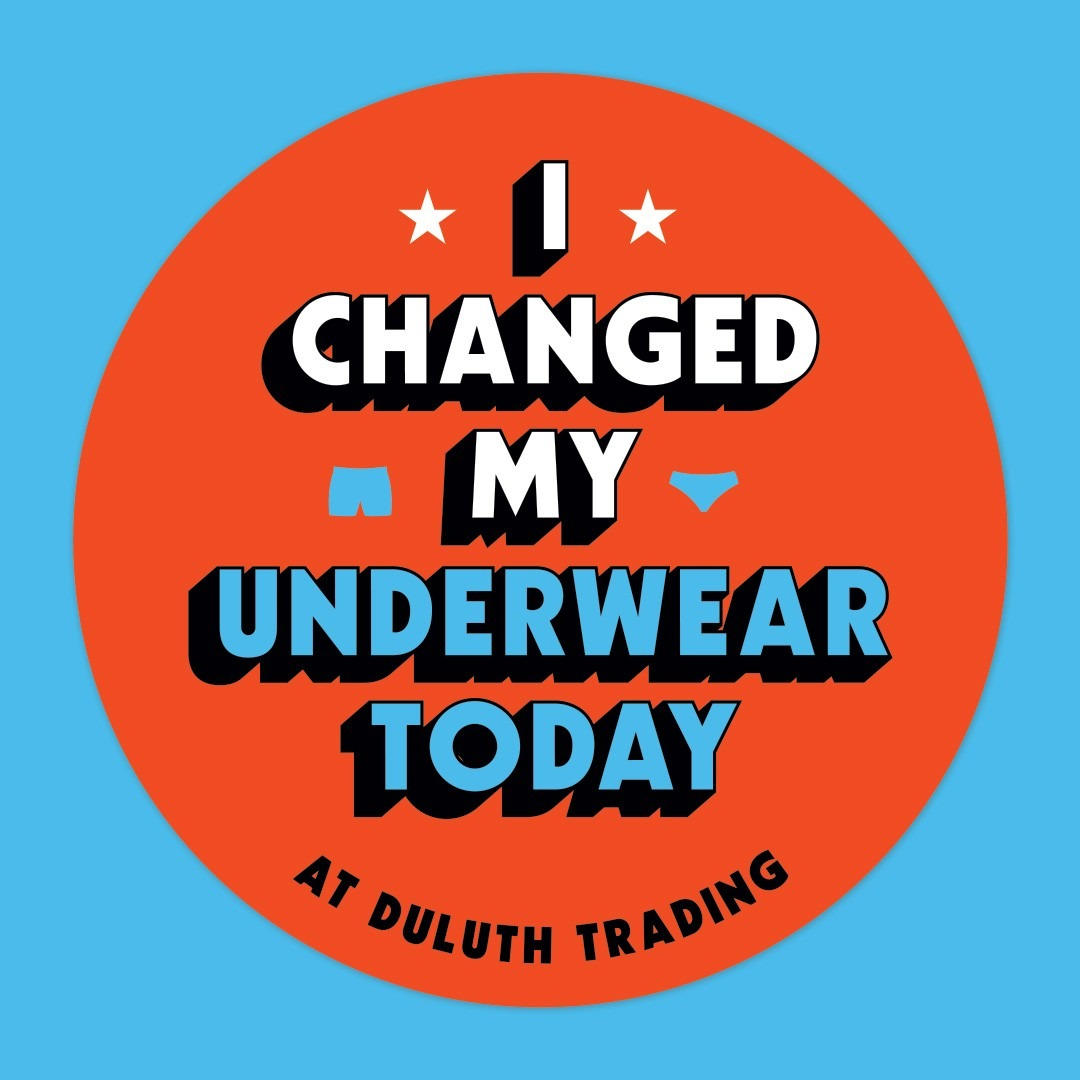 duluth trading underwear trade up event.