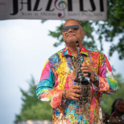 Selby Ave Jazz Fest Musician.