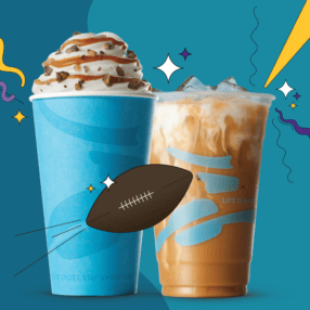 caribou coffee gophers BOGO offer.