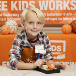 Home Depot DIY Kids Basketball game.