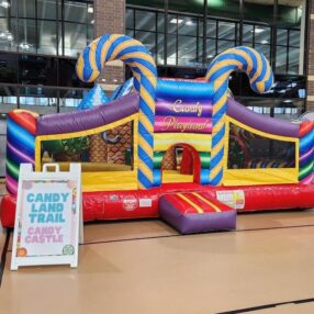 Candyland Castle Jump House at Edinborough Park Edina.