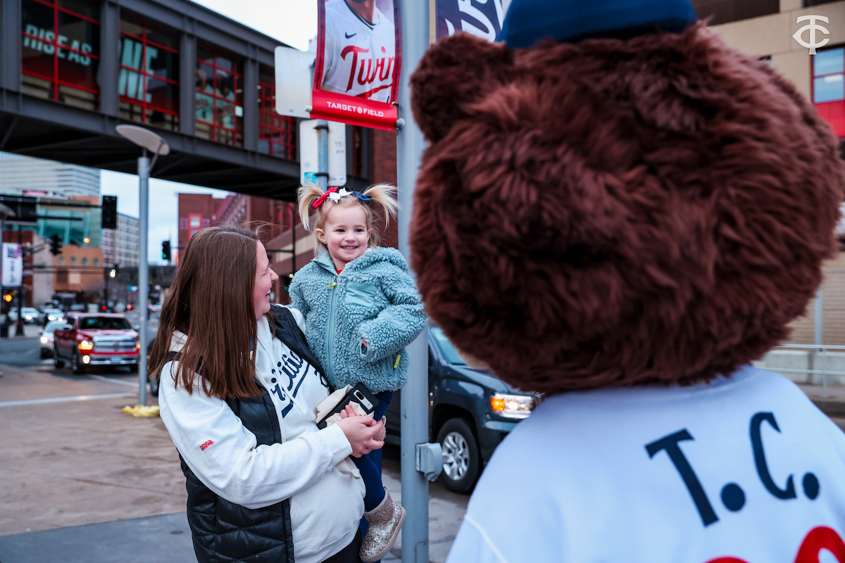 Minnesota Twins Home Opener Breakfast with TC Bear.