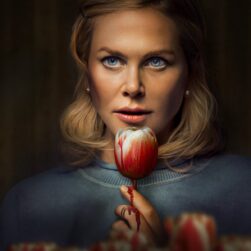 Nicole Kidman in Holland holding Tulip.