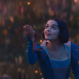 Snow White in forest.