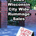 Wisconsin City Wide Rummage Sales List 2025.