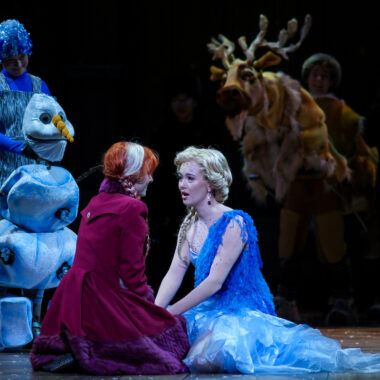 Anna and Elsa at CTC Frozen Production.