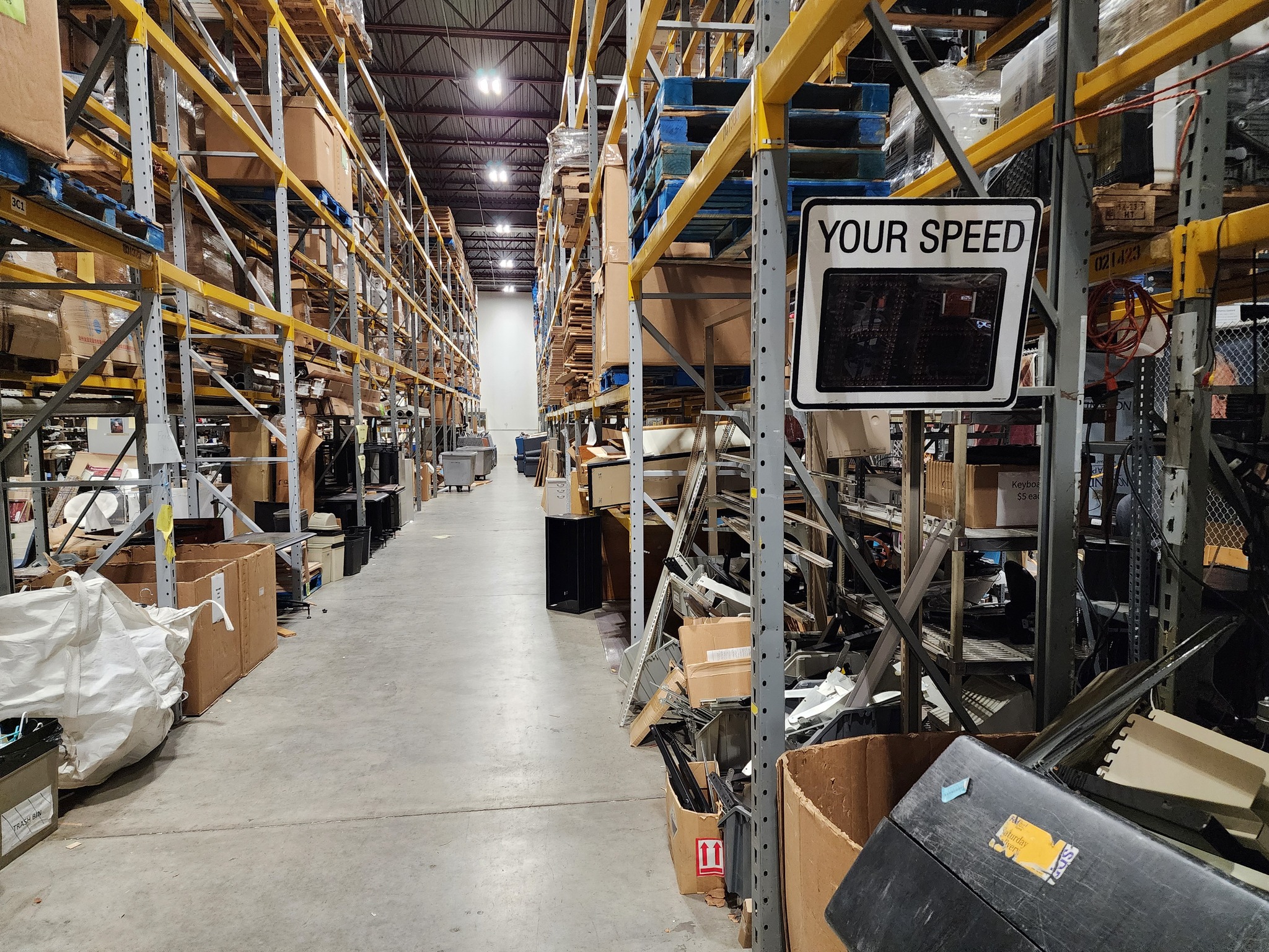 U of MN ReUse Program Warehouse.