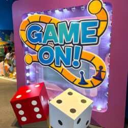 Game-On-Sign at Minnesota Children's Museum.