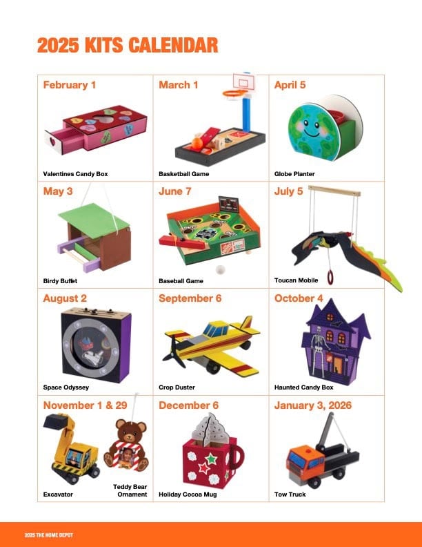 FREE Kids Workshops Are Back At Home Depot Every First Saturday Of The free-kids-workshops-are-back-at-home-depot-every-first-saturday-of-the