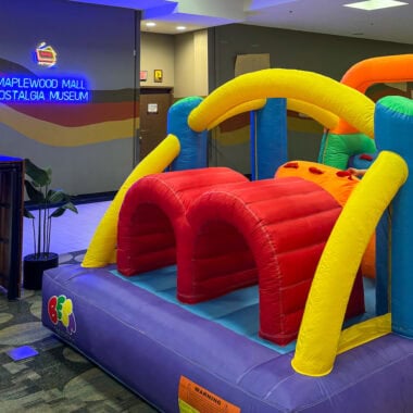 Inflataworld at Maplewood Mall.