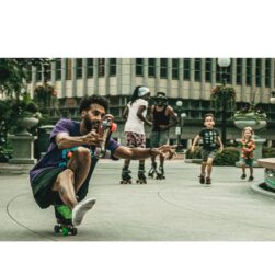 Twin City Skaters at Rice Park.