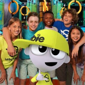Kids at Camp Urbie at Urban Air.
