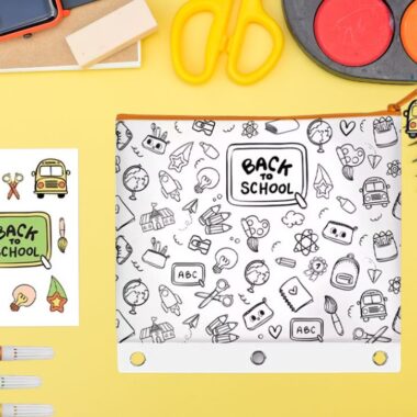 JC Penney Back to School Pencil Pouch Craft.