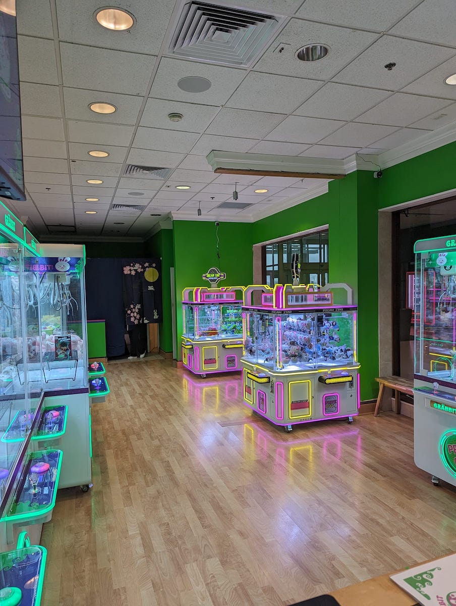 Grabbit Claw Machine Arcade.