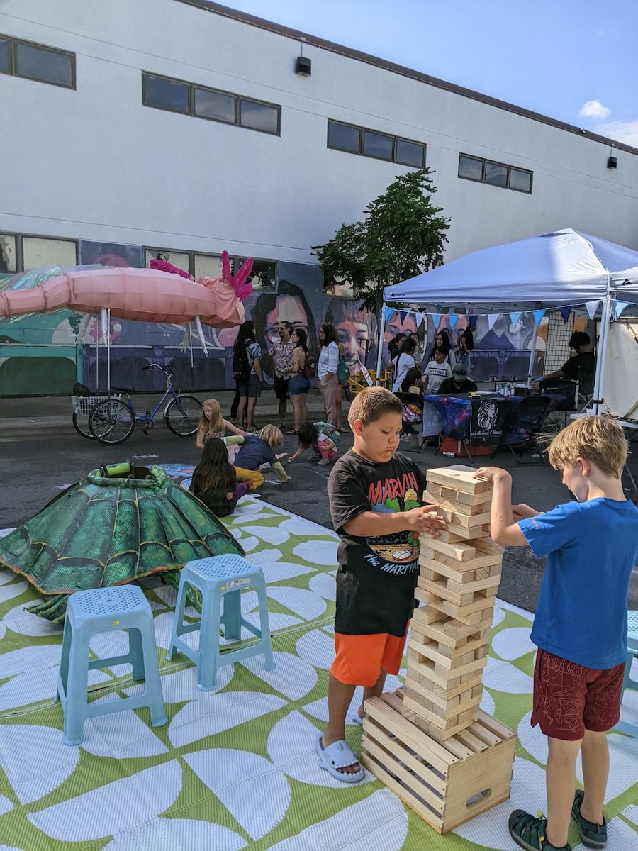 Lake Street Mural Day games.