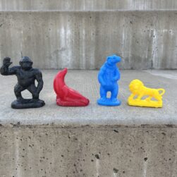 Mold-A-Rama molds sitting together at Como Zoo.