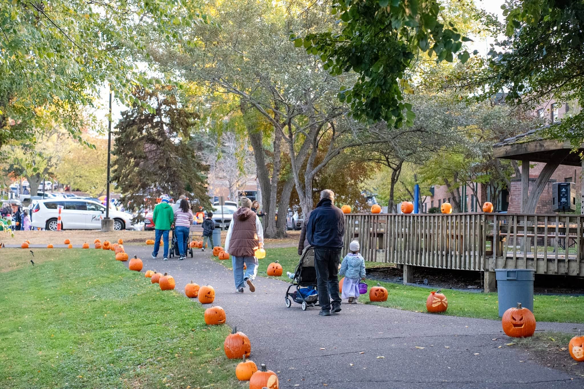 Pumpkin Walk in New Brighton