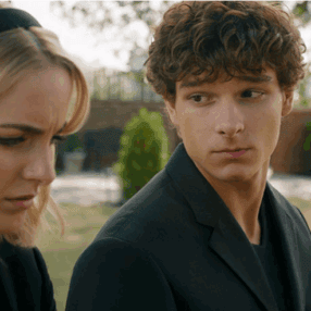 Still scene from Regretting You movie with man and woman.