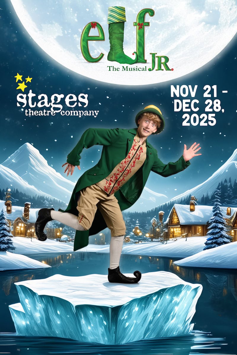 Elf the Musical jr. poster.