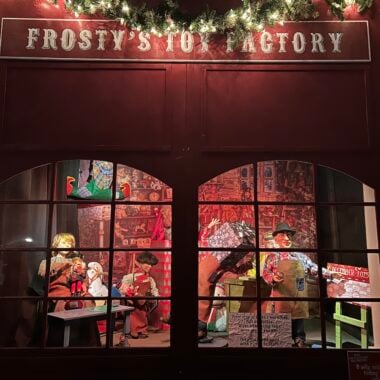 Dayton's Elves close up.