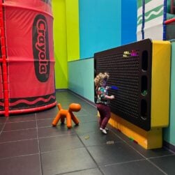 Crayola Experience playground and child.