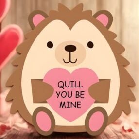 JC Penney Hedgehog craft for kids.