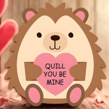 JC Penney Hedgehog craft for kids.