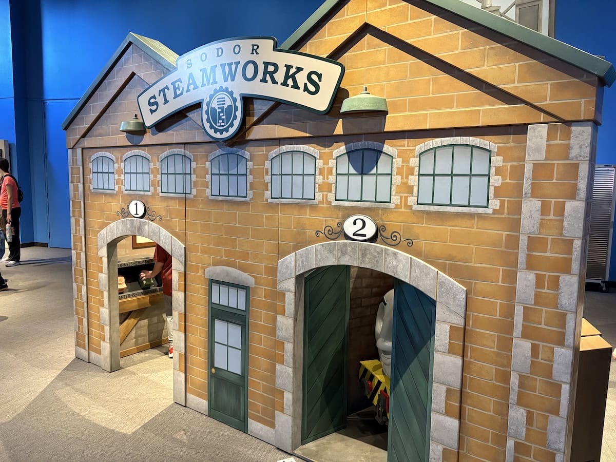 Sodor Steamworks at Thomas the Train exhibit.