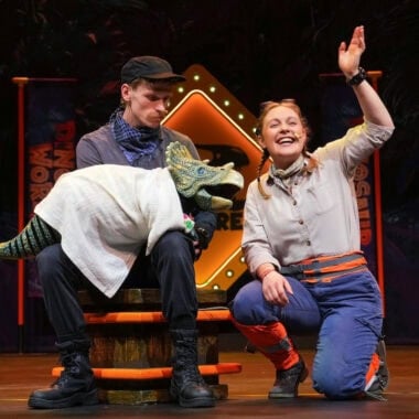 Dino World Live Miranda with baby Beatrice.