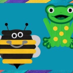 Frog and Bee Magnets at JC Penney Kids Zone.