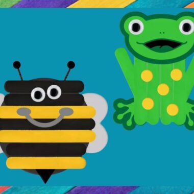 Frog and Bee Magnets at JC Penney Kids Zone.