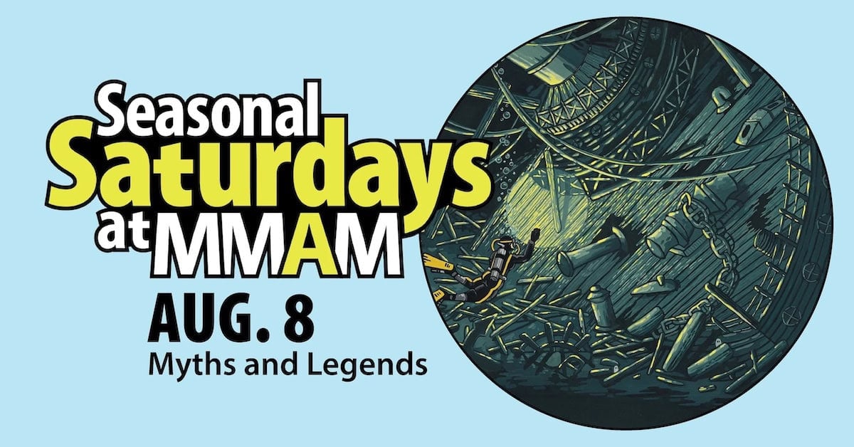 Seasonal Saturday event poster.