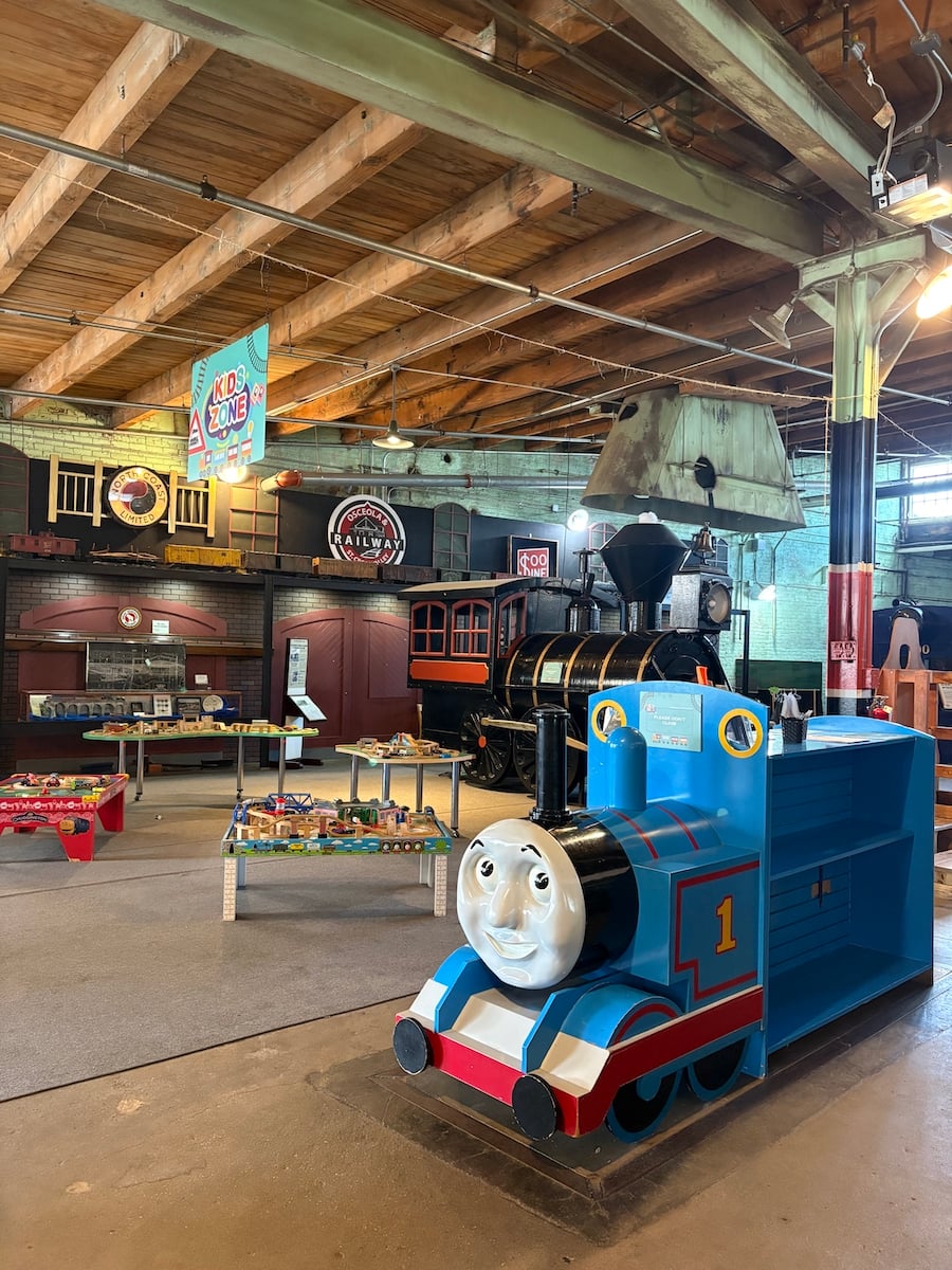 Kids Zone at Jackson Street Roundhouse.