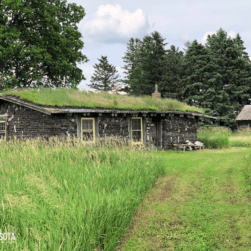 1880s Sod House on the Prairie Minnesota.