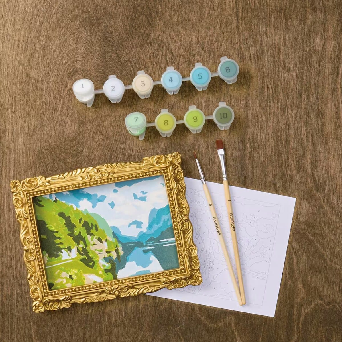 Michaels Paint by Number event.