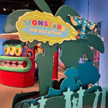 Monsters on Vacation Signage.
