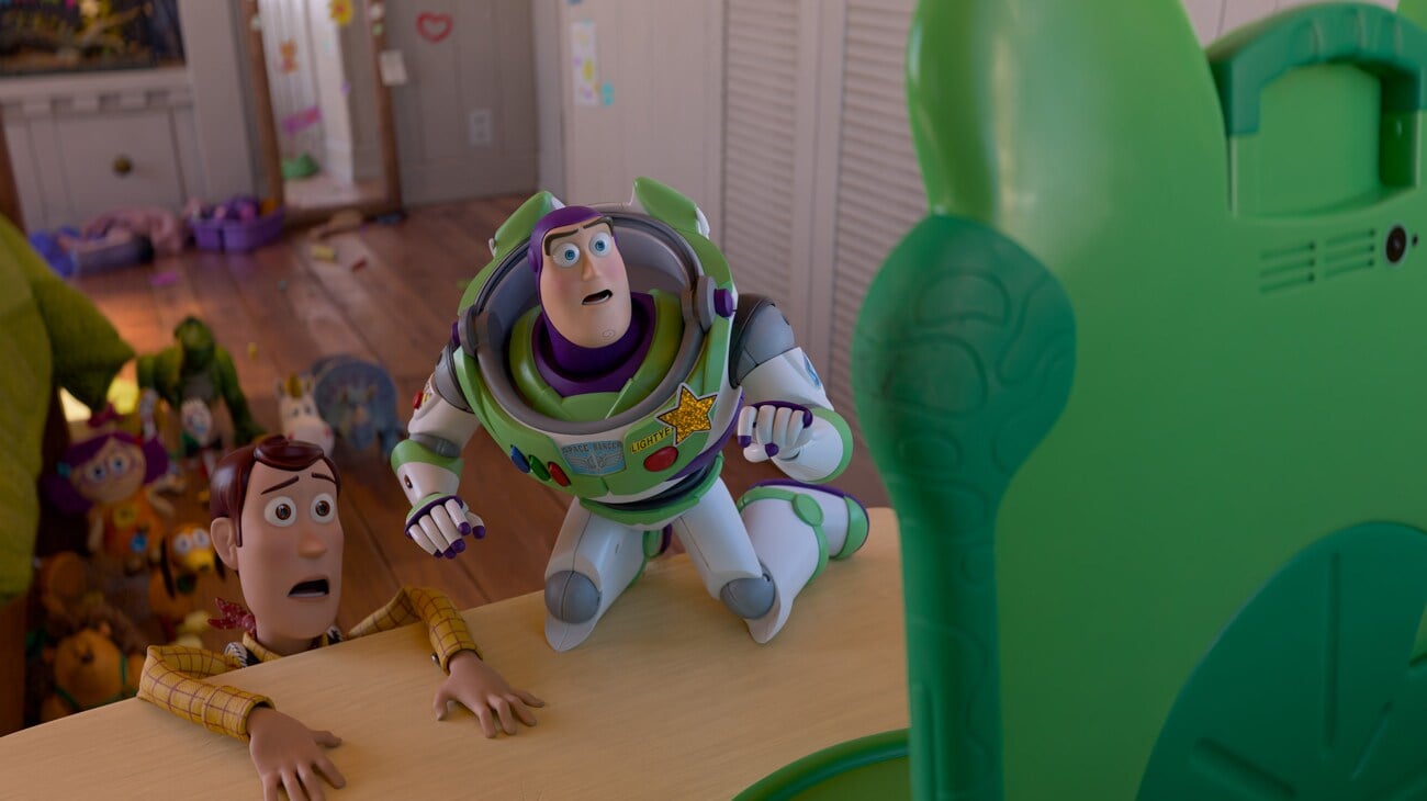 TOy Story 5 Buzz and Woody with Lillypad.