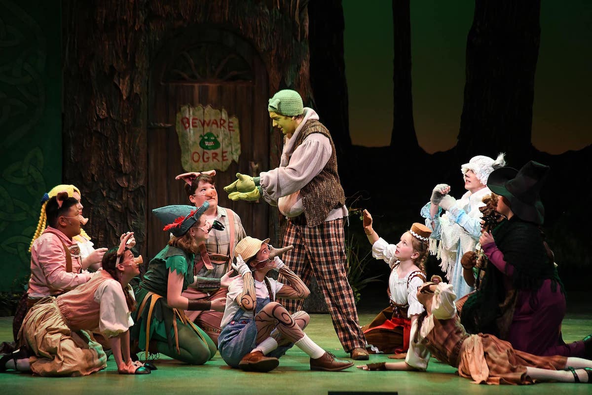 Shrek the Musical at Stages Theatre Company.