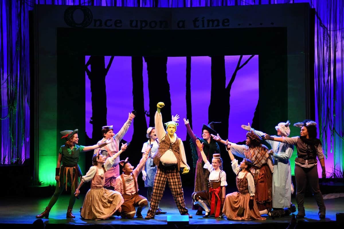 Shrek the Musical at Stages Theatre Company.