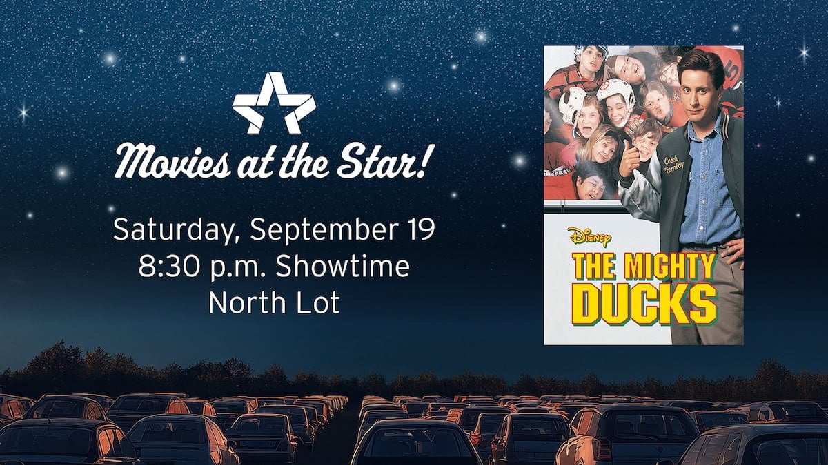 Movies at the Star The Mighty Ducks.