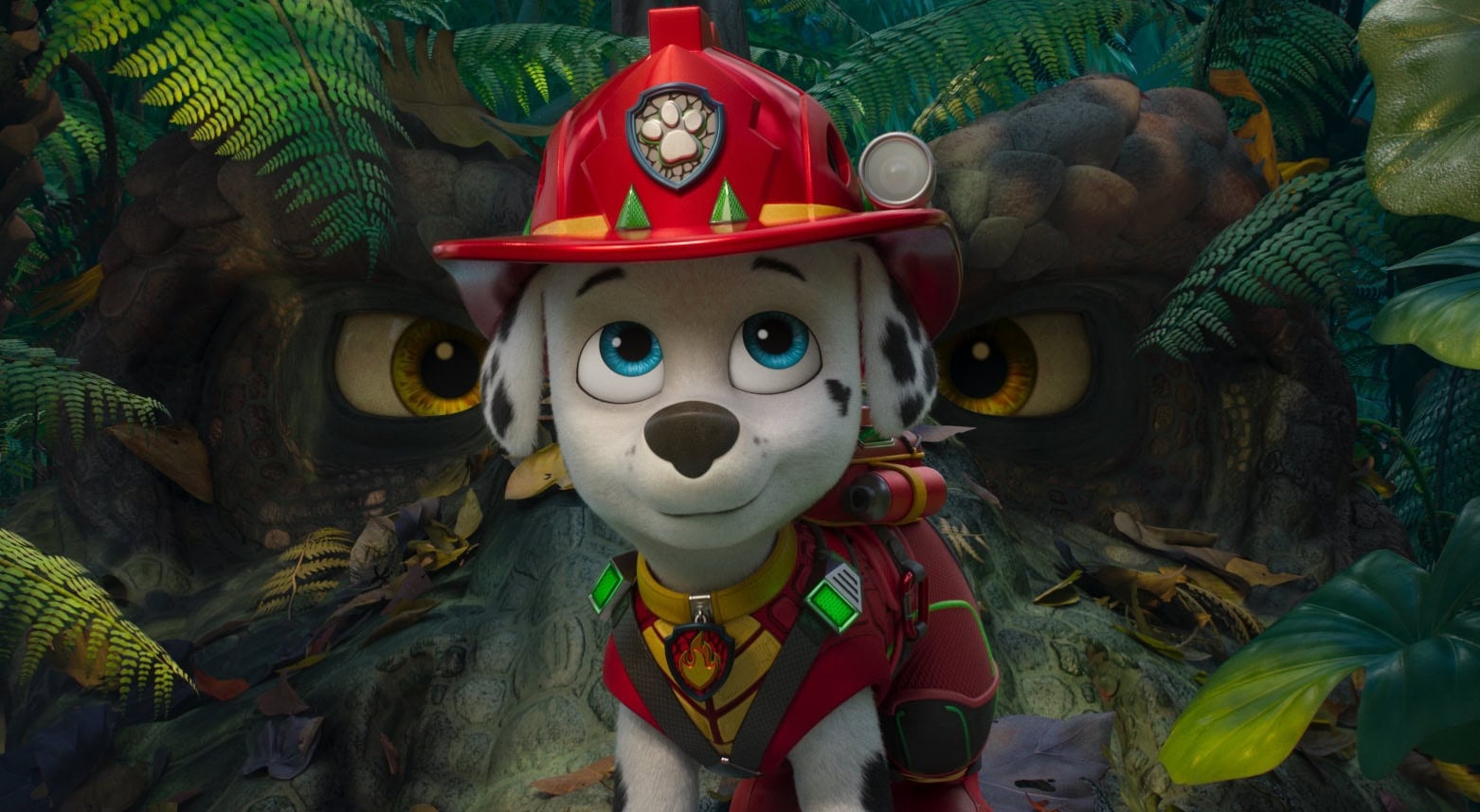 Carter Young as “Marshall” in Paw Patrol: The Dino Movie from Paramount PIctures and Spinmaster.