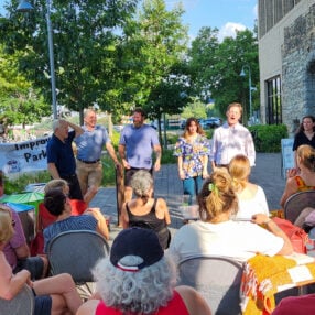 Stevie Ray Improv in the Park.