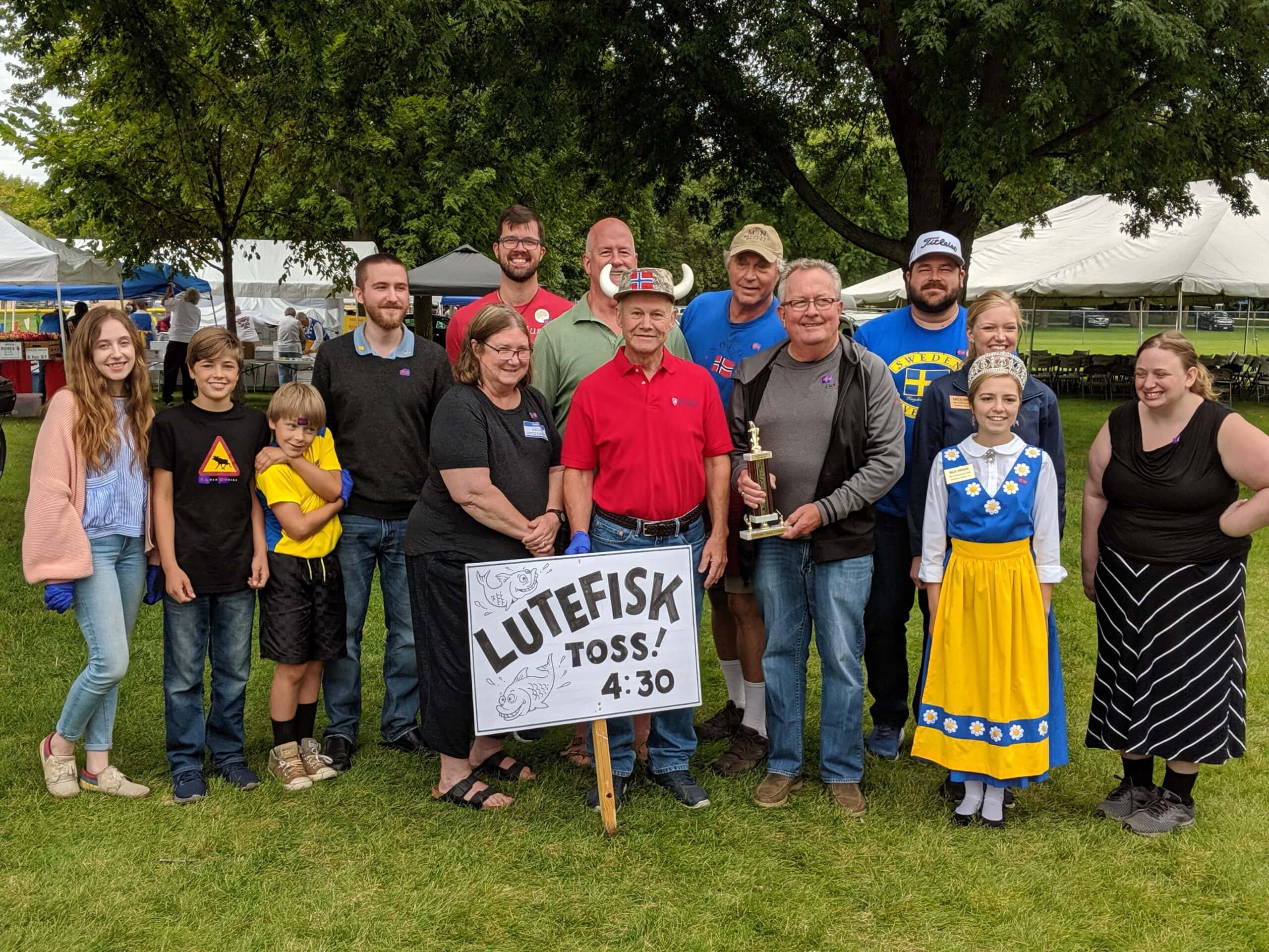 Lutefisk Toss at Nordic Music Festival.